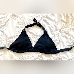 Swimsuits For All Black Triangle Bikini Top Size 16